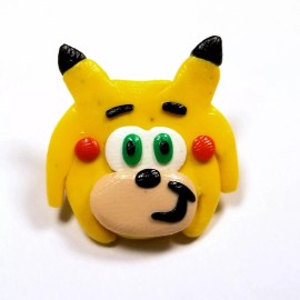 FillBar Toys Chris Chan Sonichu Custom Handmade Polymer Clay Pin - FillBar Toys