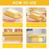Airtight Butter Slicer, Butter Dish with Lid for Fridge, Storage