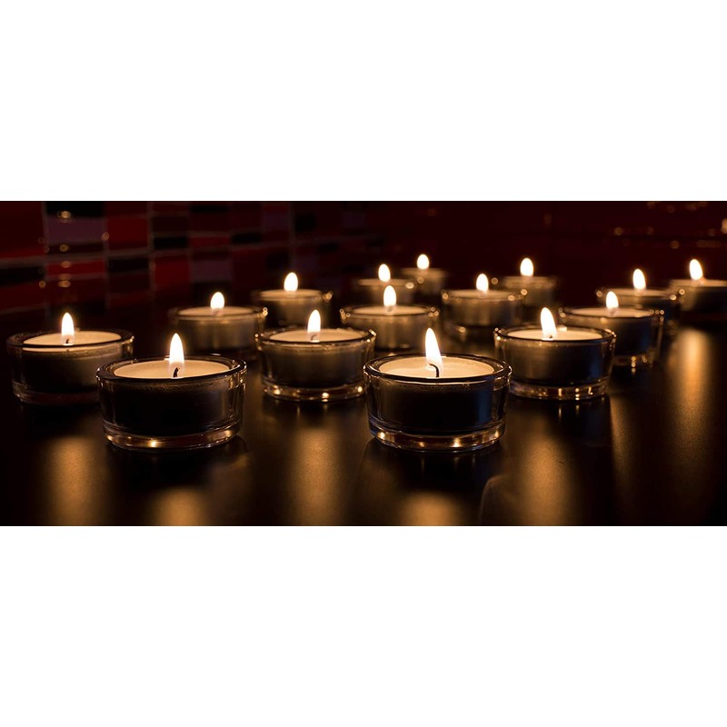 Pack of 60 Scented Tea Lights Strawberry with Cream