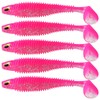 MAFIMOEA 40/30/20Pcs Paddle Tail Swim Baits Lures Fishing Soft Plastic