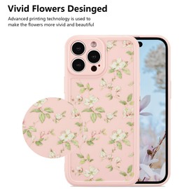 ZTOFERA Compatible con el nuevo teléfono 1 funda para niñas y mujeres, diseño de flores florales, funda de silicona, delgada a prueba de golpes, funda protectora de TPU para el nuevo teléfono 1, rosa