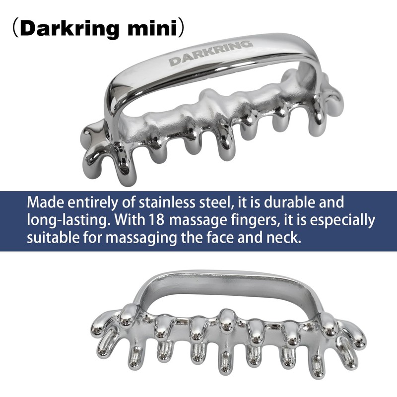 DARKRING Stainless Steel & Engineering Plastic Facial Massage Tool Set