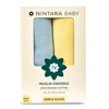 Nintara Baby Extra-Large Swaddle - 100% Organic Premium Muslin Cotton,