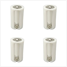 DSLRKIT 3AA(LR6) to D Size Parallel Battery Convertor Adapter Holder (Pack of 4)