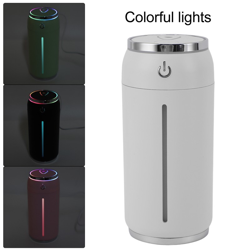 Mini Humidifier Compact Portable USB 7 Colors Light for Office