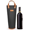 Tirrinia Single Wine Carrier Tote, Insulated Wine Cooler Bag for