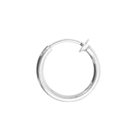 Ipetboom Men's Stainless Steel Clip Earrings Ring Studs Durable Hypoallergenic Comfortable for Nose Lip Belly Eyebrow Helix Cartilage Tragus Piercing