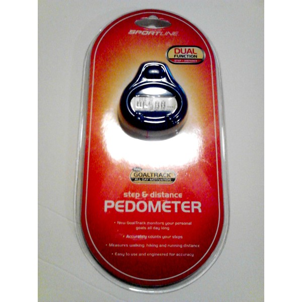 Sportline Step & Distance Pedometer, Dual Function