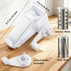 Rotary Cheese Grater with Handle, Handheld Cheese Grater with 2