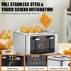 WUNLY 4 Slice Toaster, Touchscreen & Dual Independent Control Panel，5