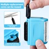 Address Blocker Stamp,Lindastas Wide Roller Stamp,Including 3-Pack Refills Confidential Roller