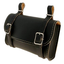 cyclingcolors Bike Saddle Bag Vintage Black Retro City Trekking Buckle Fastening