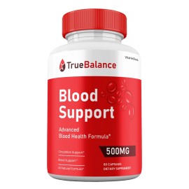 TruBalance True Balance Blood Support Capsules, Max Strength, TrueBalance Pills (2 Pack)