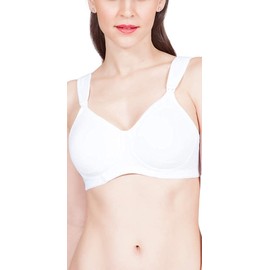 9 MONTHS 3810 Everyday Comfort Bra de Lactancia sin Arcos con Tirantes Acojinados (Blanco, 38C)