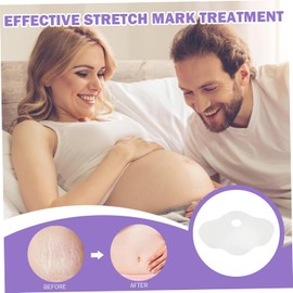 Parche para el vientre, parches para estrías, parches de silicona antiarrugas para cicatrices, almohadilla de silicona lavable reutilizable, pegatinas para el estómago y vientre para mujeres embar
