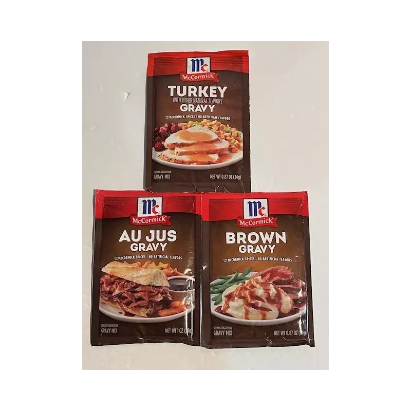 McCormick Gravy Mixes - Multiple Varieties - Package of 1