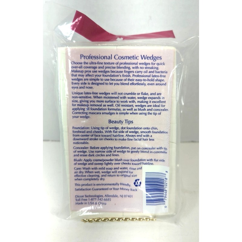 Just For You Makeup Cosmetic Wedges 28pcs. BRAND NEW SEALED