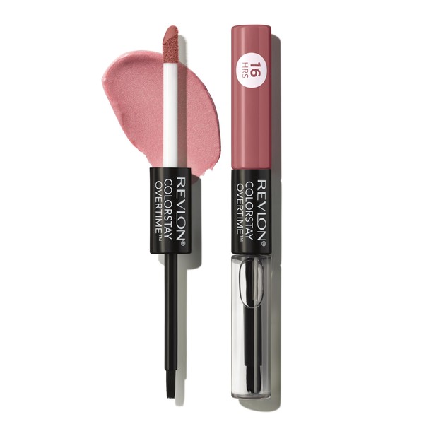 REVLON Revlon Liquid Lipstick with Clear Lip Gloss, ColorStay Overtime