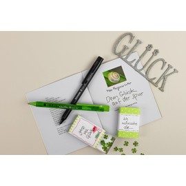 Schneider Fave Click-Top Ballpoint Pen M Tip Pack of 50 / Transparent Blue Barrel / Blue Ink