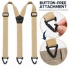 Men’s Work Suspenders for Trousers – 1.5-Inch Wide Adjustable Elastic