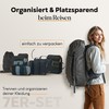 Packing Cubes with Compression for Suitcase and Backpack incl. Pack