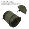 Camping Trash Can, Portable Oxford Cloth Folding Garbage Can Strong