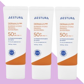 estra Aestura Sun Cream Inorganic Self-driving Derma UV365 40ml (SPF50) / 에스트라 선크림 무기자차 더마UV365 40ml(SPF50)X3박스