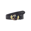 Cipo & Baxx CG202 Men's Leather Belt Reptile Pattern Skull