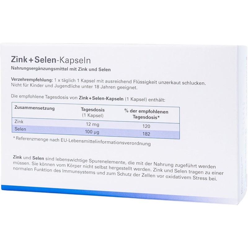 Astrid Twardy Zinc + Selenium Capsules, 3 x 100 Pieces,