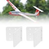 ECSiNG 30PCS RC Airplane Hinges 36x20mm Rectangle Foldable Plastic Pinned