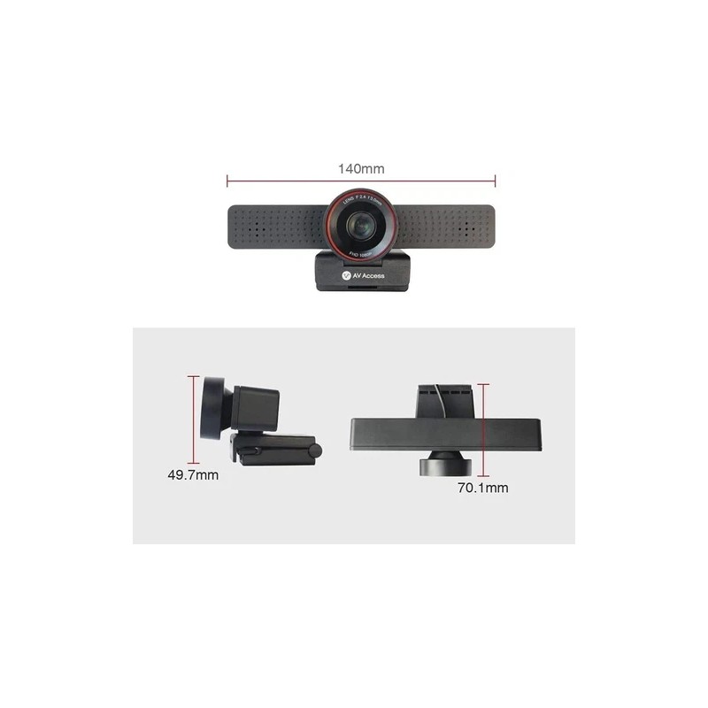 Unbranded v AV Access 1080P Webcam, HD Web Camera with