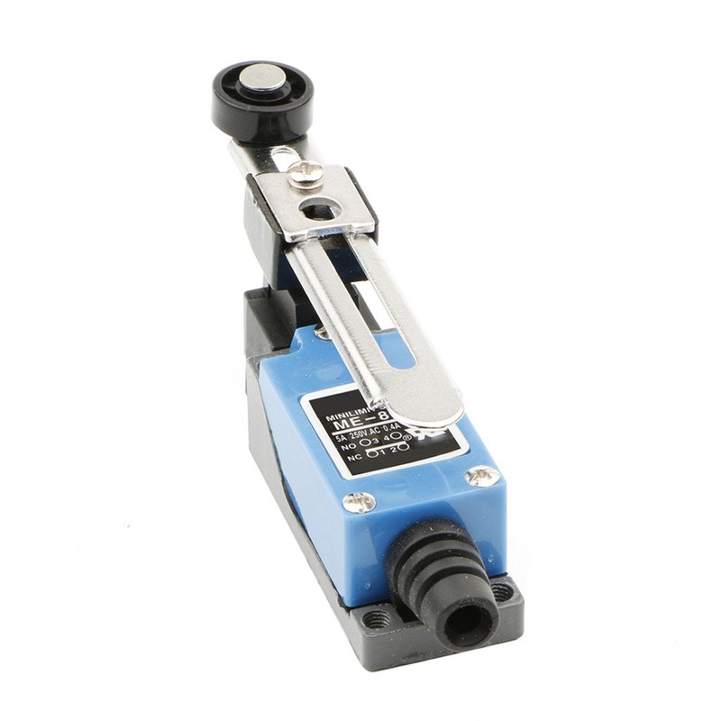 5PCS ME-8108 Limit Switch Rotary Adjustable Roller Lever Arm Mini