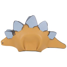 QZUnique Dinosaur Shoulder Bag for Women 3D Animal Novelty Purse Zipper Crossbody Handbag Clutch Messenger Bag for Girl