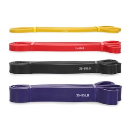 Bandas de Resistencia para Ejercicio 4PCS, Ligas para Ejercicio con Bolsa de Transporte, para Entrenamiento de Resistencia, Gimnasio en Casa, Yoga, Pilates