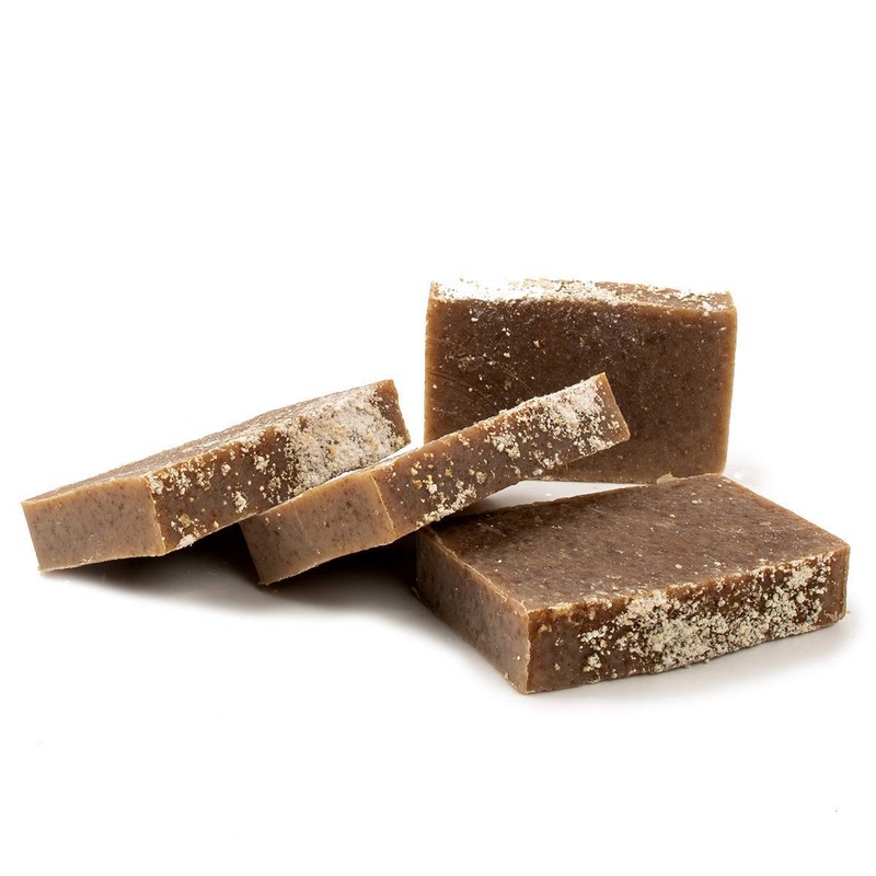 KIT 4 JABONES ARTESANALES AVENA LECHE y MIEL en BARRA