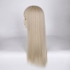 Peluca Rubia Natural Larga Pelo Liso Cosplay Mujer Dama