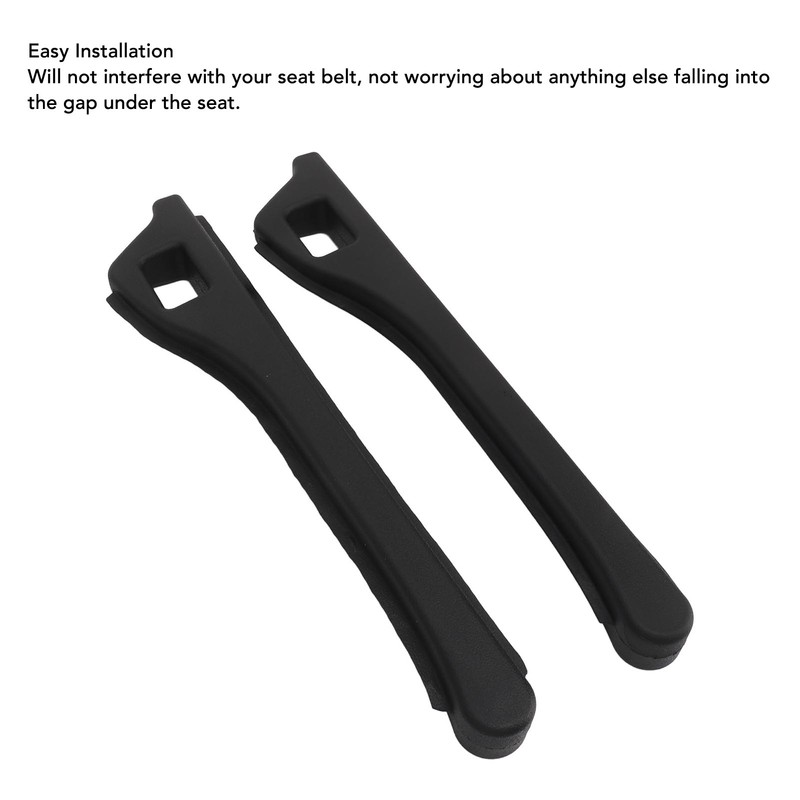 2Pcs Car Seat Gap Filler Dropping Prevention Waterproof Console Side
