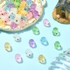 UR URLIFEHALL 60 Pcs 6 Colours Mini Chicken Figures Glow