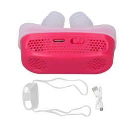 Electric Snoring Solution Devices Automatic Nose Vents Plugs Portable Variable Snore Preventer Red