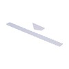 Guitar Measuring Tool Set Silver Aluminum Neck Straight Edge Fret