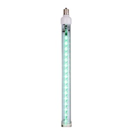 Vickerman 5 Pack of 12 Green LED Snowfall Tube Bulb, 32 SMD Doublesided Diodes, C9-E17 Nickel Base