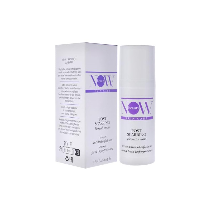 Post Scarring Acne Cream by NOW Beauty for Unisex -