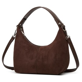 Slouchy Suede Shoulder Bags For Women Retro Crossbody Bag Tote Bag Satchel Bag Winter Work Purses Crescent Bag Handbag Fall, Green