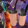 Boston Cocktail Shaker Stainless Steel Rose Gold Glossy Surfaces Leakproof