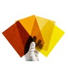 Lanyani 10 Sheets Transparent Stained Glass Sheets, 4x6 inch Colored