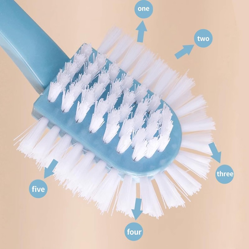 NILLOS Professional Shoe Brush, 3 PCS Portable Cleaning Brush Shoe