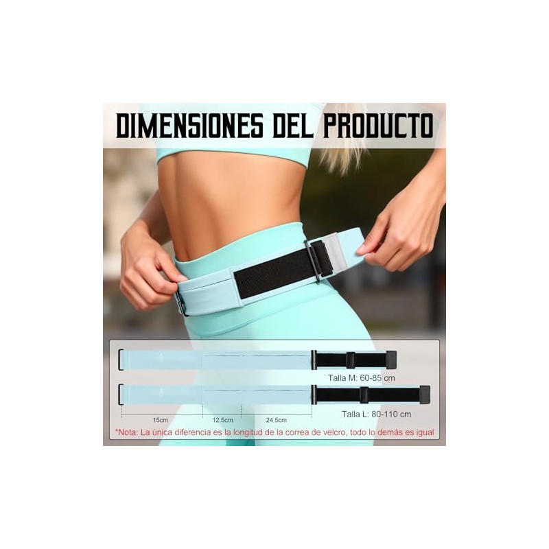 LISAPRO Cangurera para Correr con Botella de Agua 330ml, Cangurera
