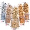 Glitter, 5 Boxes/Set Holographic Chunky Glitter Nail Glitter Sequins Flakes