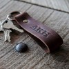 The Tucker Fine Leather Key Chain Key ring (Brown)