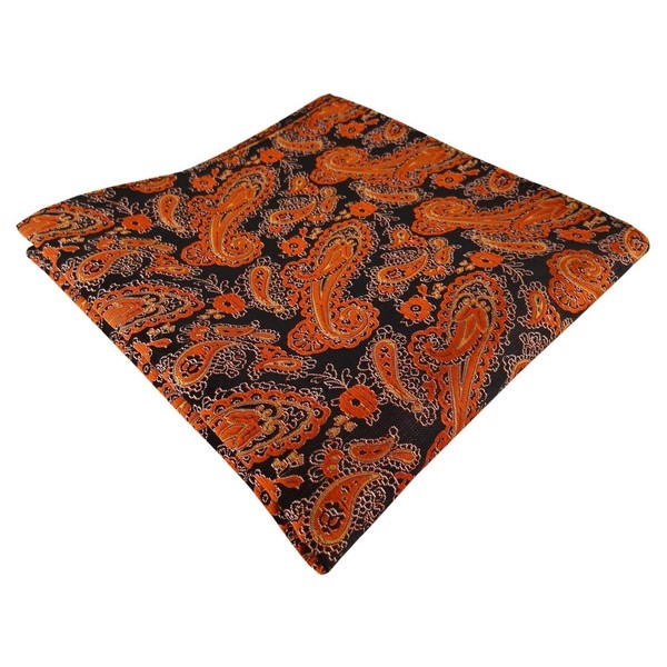 TigerTie Designer Pocket Square Patterned Paisley Size 30 x 30